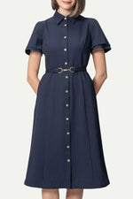 Stretch soccer: shirt dress