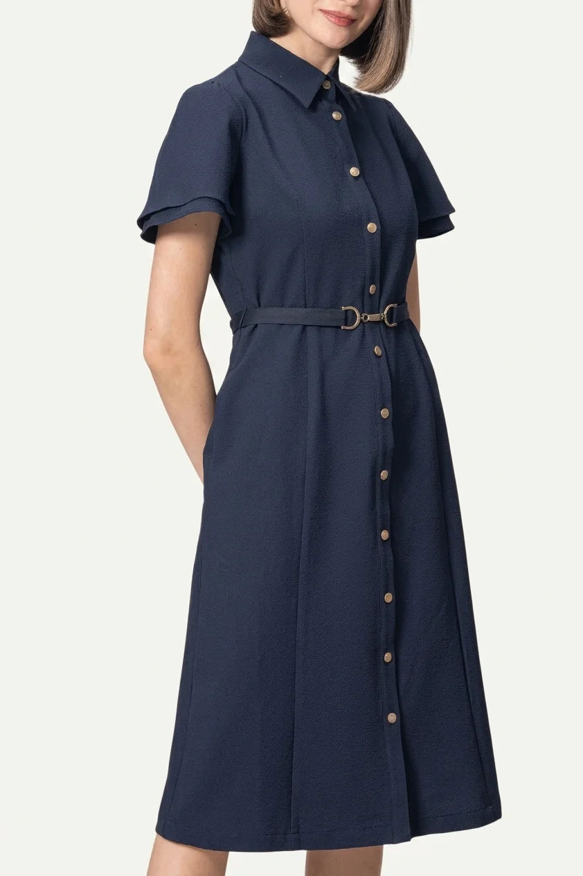 Stretch soccer: shirt dress