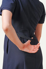 Stretch soccer: shirt dress