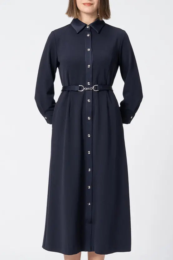 Comfort Georgette: Shirt Dress