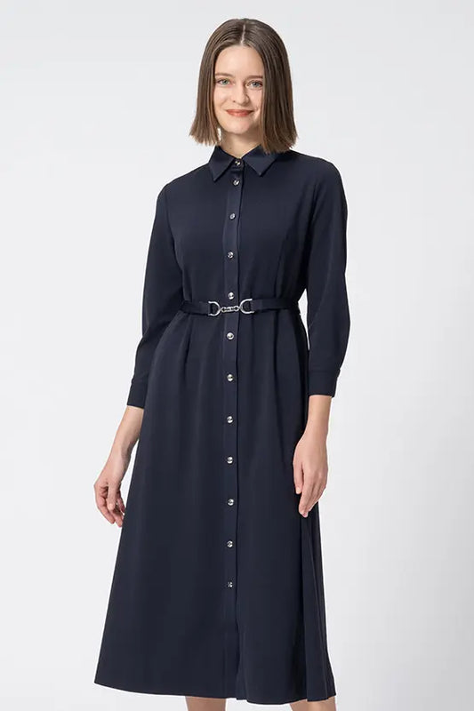 Comfort Georgette: Shirt Dress