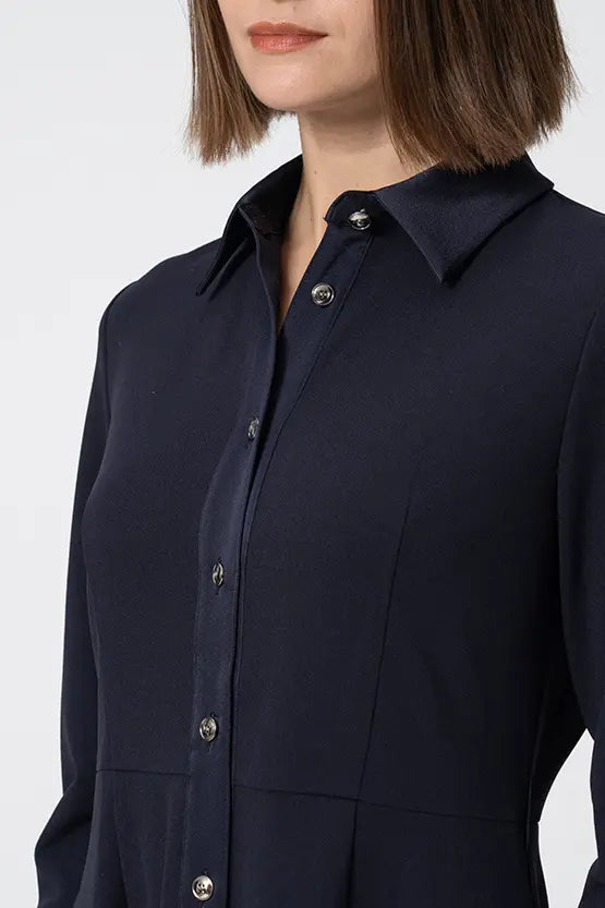 Comfort Georgette: Shirt Dress