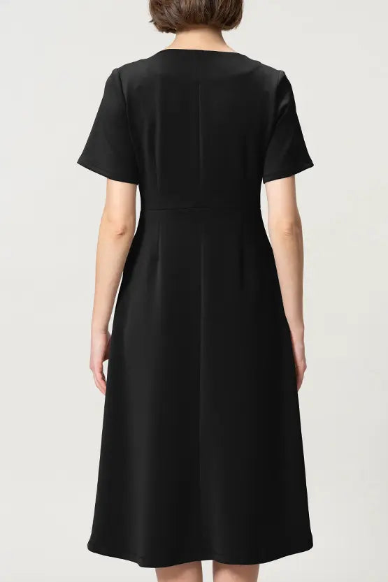 Space Material: A-line Front Zip Dress