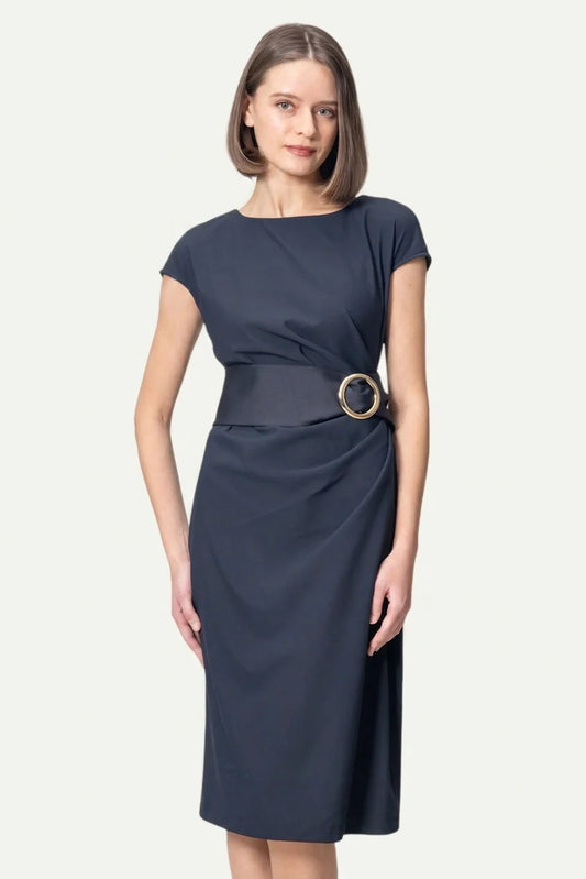 Cotton Blend Soft-Touch: T-shirt with sash