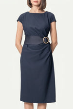 Cotton Blend Soft-Touch: T-shirt with sash