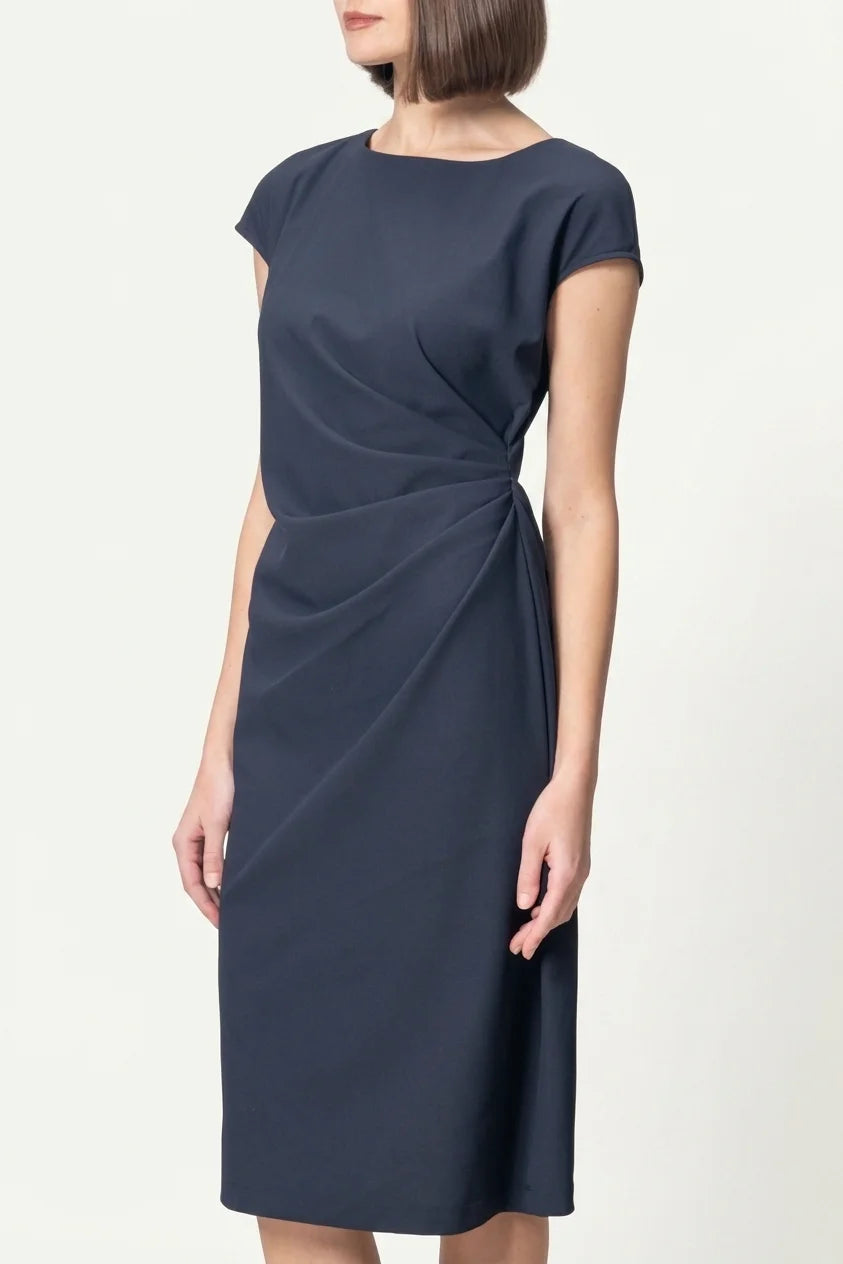 Cotton Blend Soft-Touch: T-shirt with sash