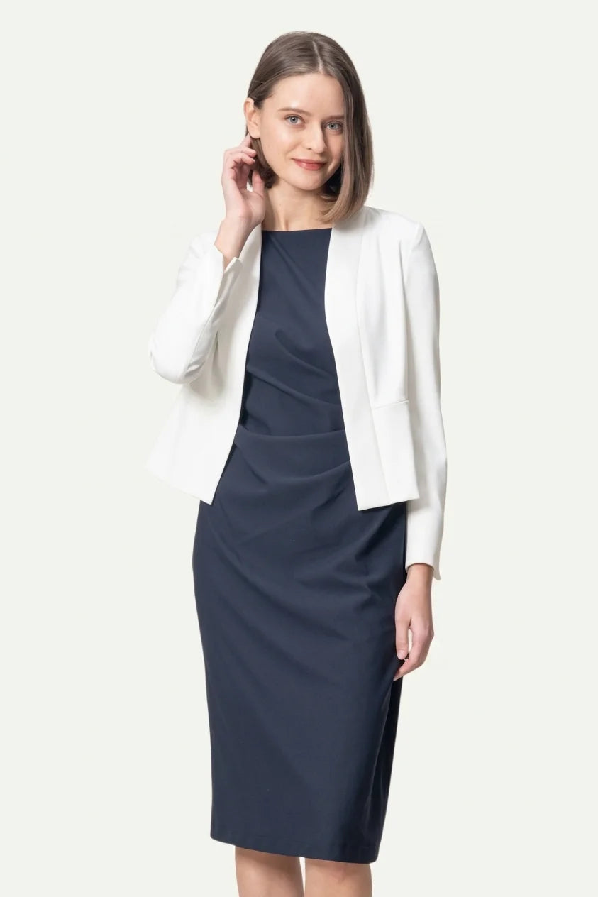 Cotton Blend Soft-Touch: T-shirt with sash