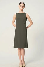 Tech Jersey: Minimalist Dress - Midi Length