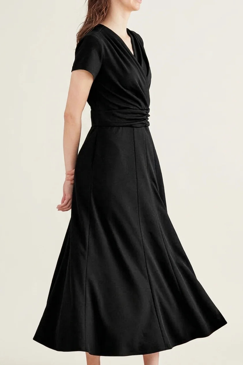 Hard-Twist Stretch / Comfort-Function: Smooth Twist Long Marilyn Dress