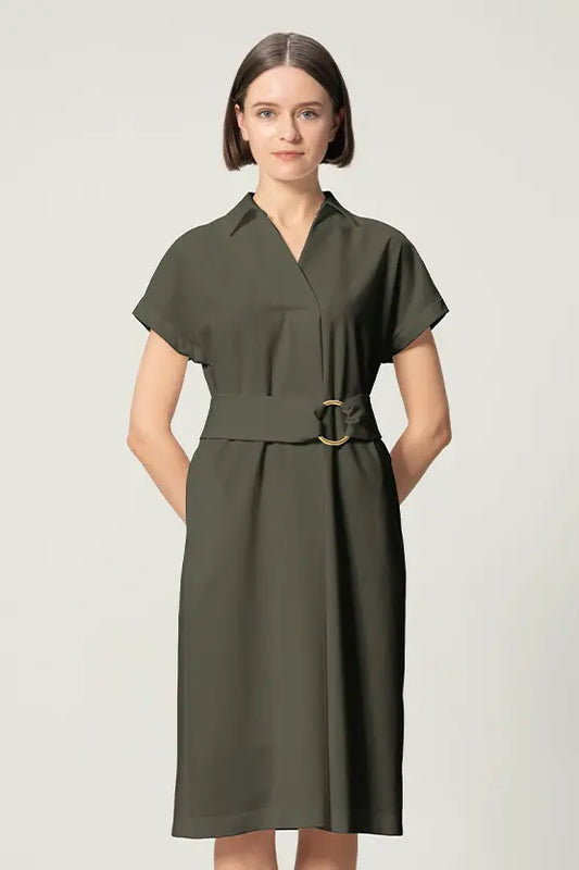 Tech Jersey: Shirt Dress