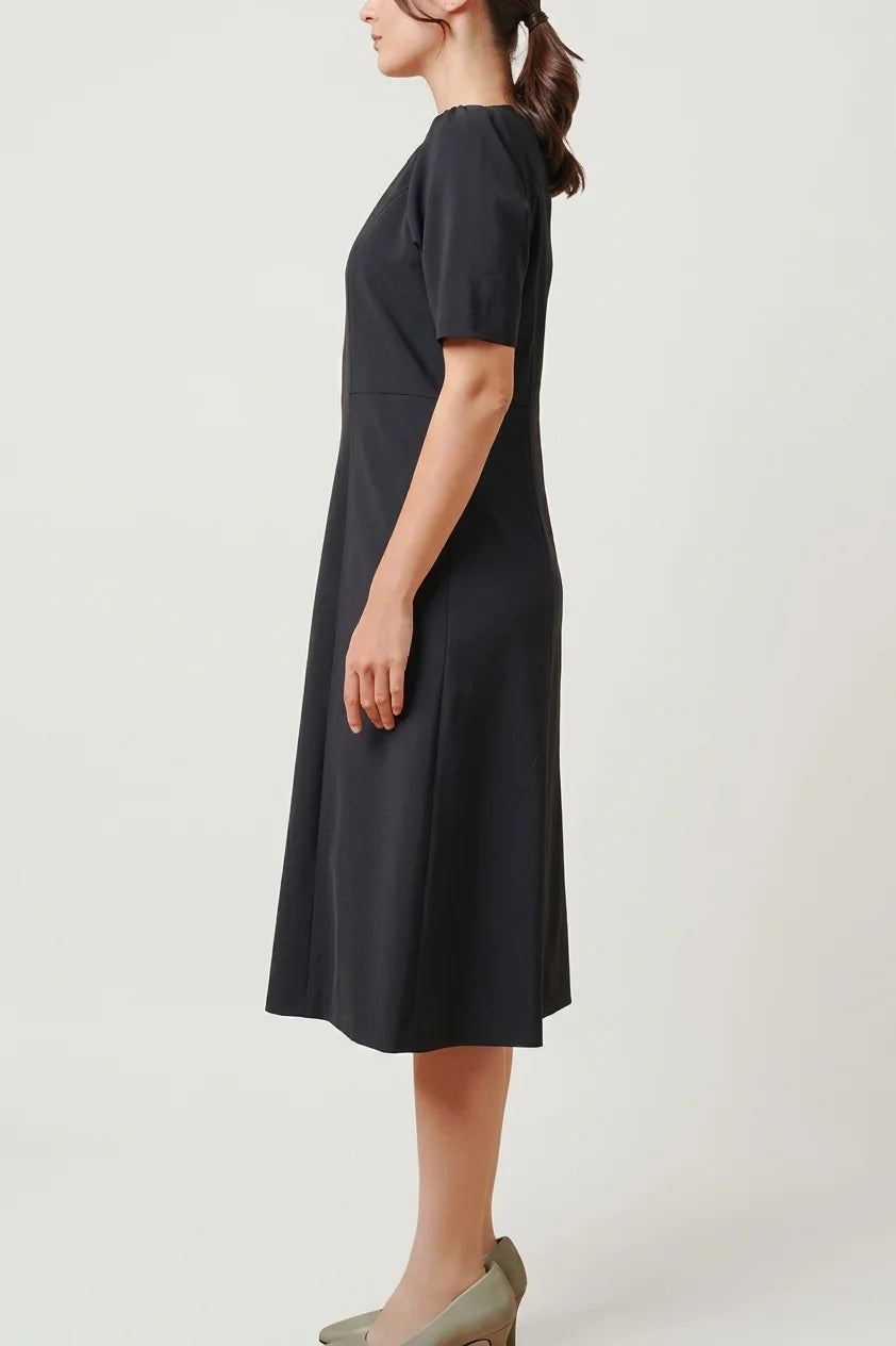 Smart Stretch: Smart Stretch Dark Navy A-Line Dress