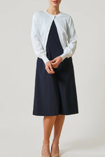 Smart Stretch: Smart Stretch Dark Navy A-Line Dress
