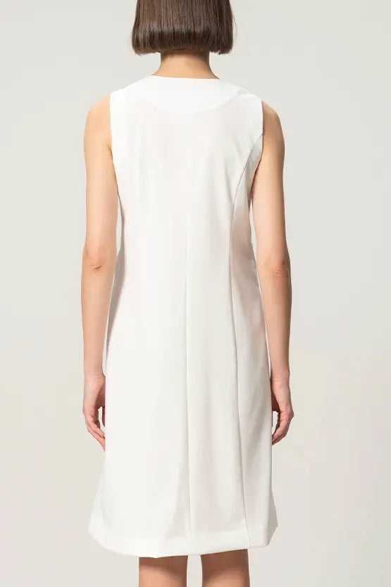 Tech Jersey: Front Button Dress