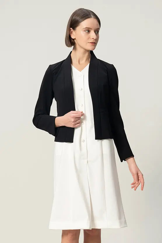 Tech Jersey: Front Button Dress