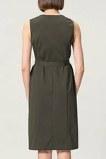 Tech Jersey: Front Button Dress