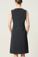 Tech Jersey: Minimalist Dress - Midi Length