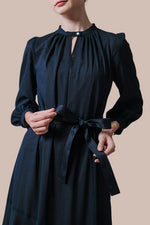 Stretch Chiffon: Elegant Long Mermaid Dress