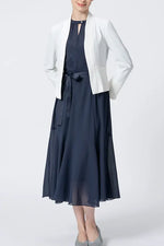 Stretch Chiffon: Long Mermaid Dress