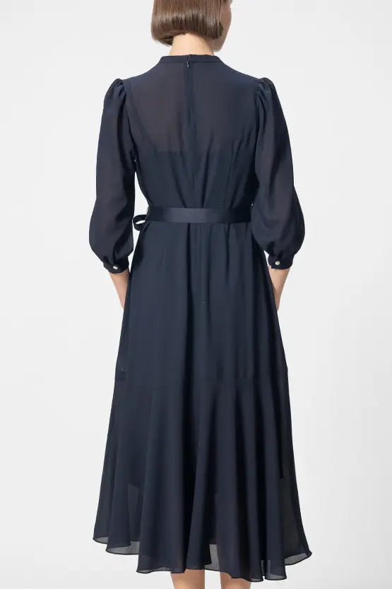 Stretch Chiffon: Long Mermaid Dress