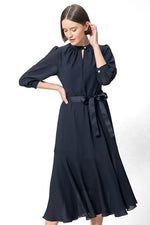 Stretch Chiffon: Long Mermaid Dress