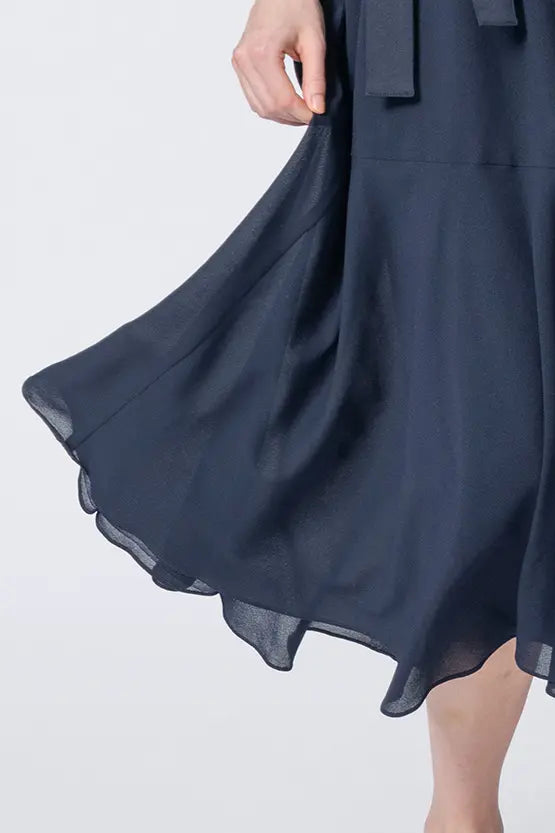 Stretch Chiffon: Long Mermaid Dress