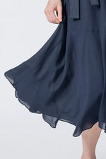 Stretch Chiffon: Long Mermaid Dress