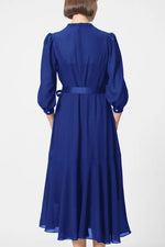 Stretch Chiffon: Long Mermaid Dress