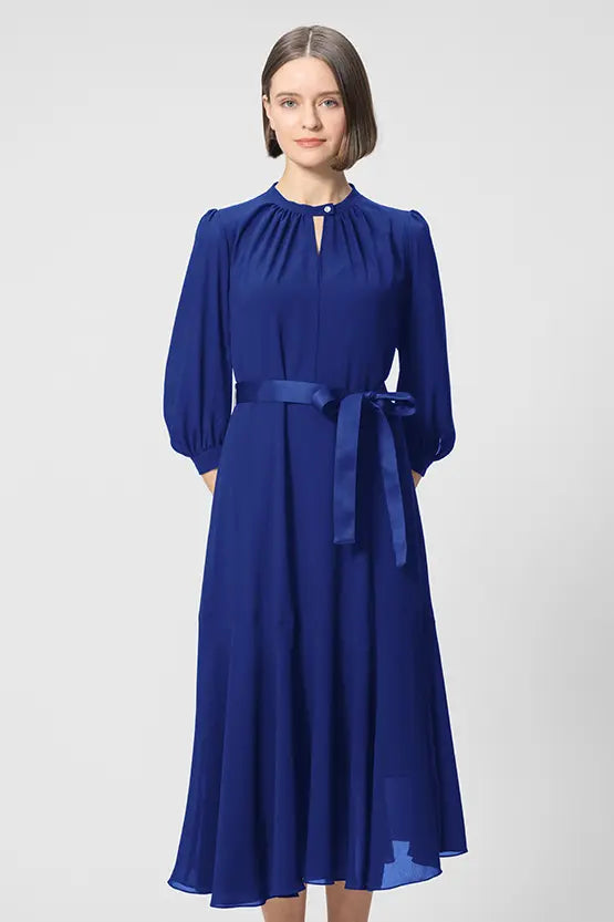 Stretch Chiffon: Long Mermaid Dress