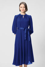 Stretch Chiffon: Long Mermaid Dress