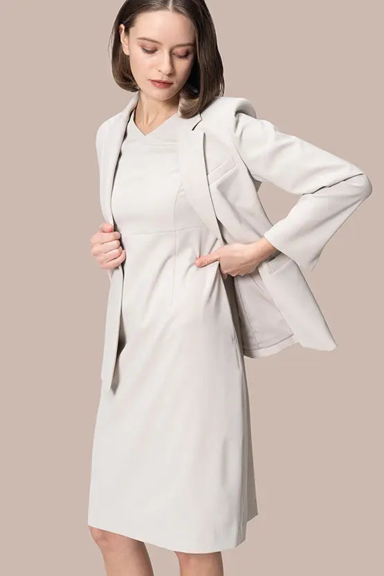 Smart Stretch: V-neck Essential Dress
