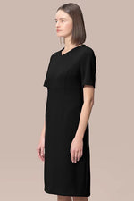 Space Material: V-neck Essential Dress