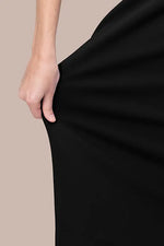 Space Material: V-neck Essential Dress