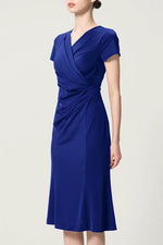 [Ice Jersey] Gathered Dress