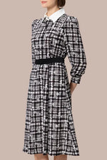 Pluella Georgette: kay me Glen Check Princess Dress