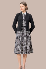 Pluella Georgette: kay me Glen Check Princess Dress