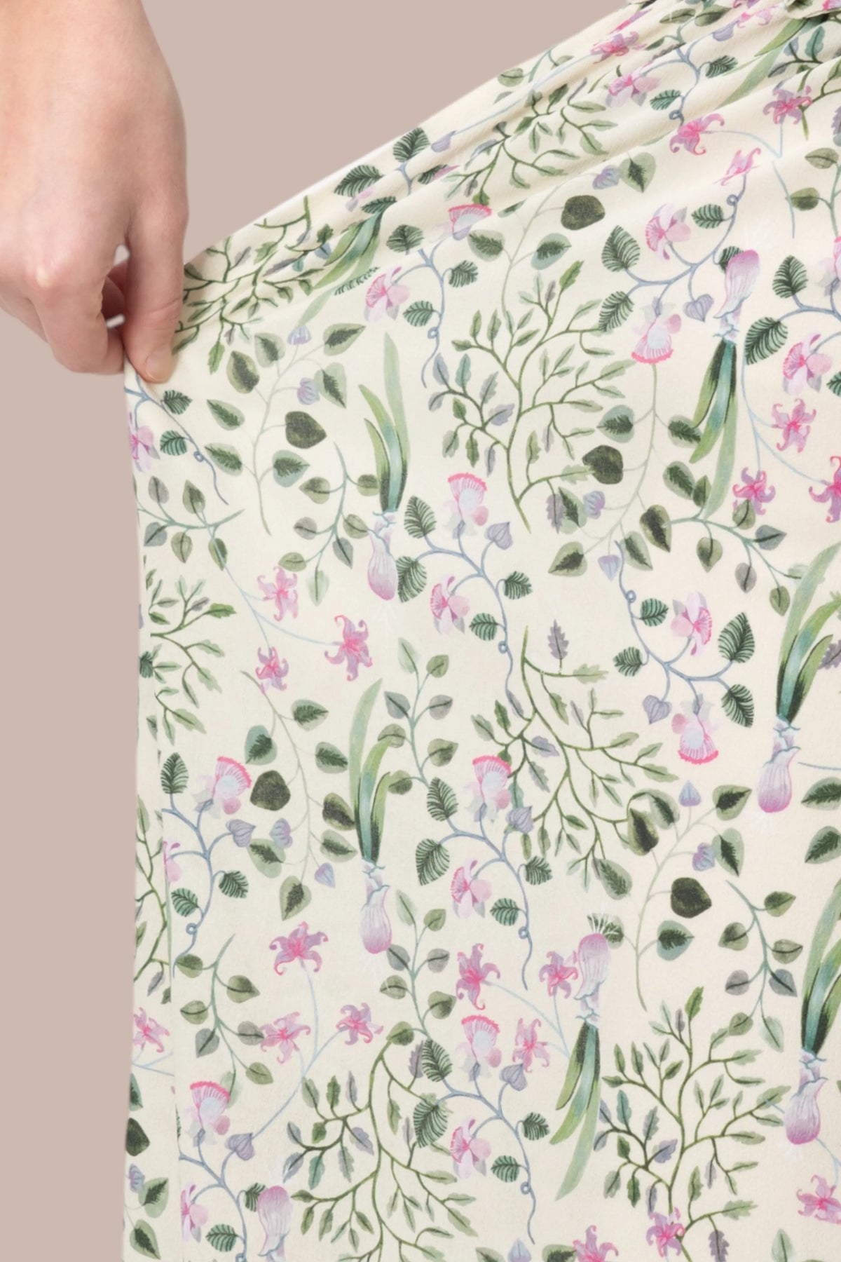 Stretch Chiffon: Collared Cache-Coeur Dress