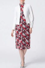 Stretch Chiffon: Mandarin Dress