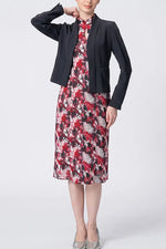 Stretch Chiffon: Mandarin Dress