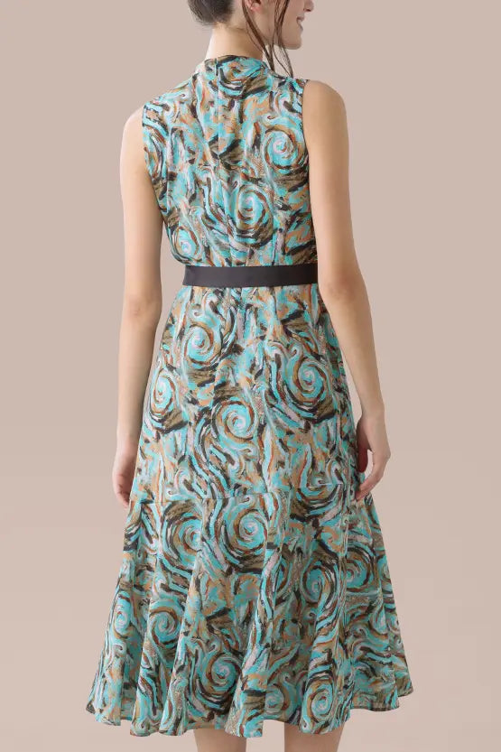 Stretch Chiffon: Long Mermaid Dress