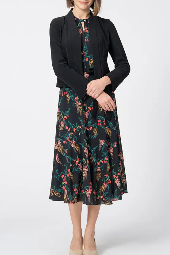 Stretch Chiffon: Long Mermaid Dress