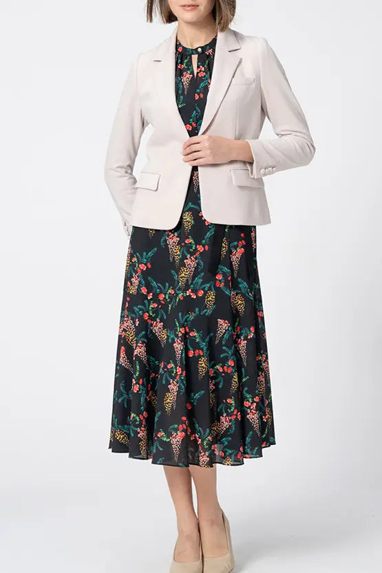 Stretch Chiffon: Long Mermaid Dress