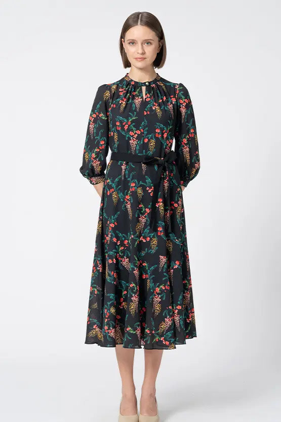 Stretch Chiffon: Long Mermaid Dress