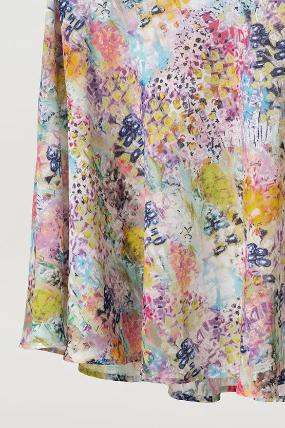 Stretch Chiffon: Long Mermaid Dress