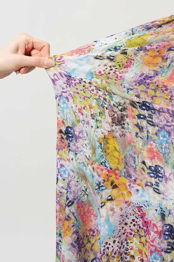Stretch Chiffon: Long Mermaid Dress