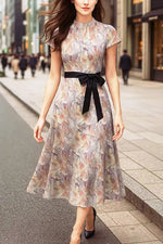 Stretch Georgette: "Womanhood" Long Mermaid Dress