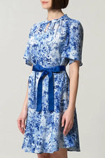 Stretch Chiffon: Knee-Length Mermaid Dress