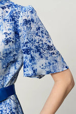 Stretch Chiffon: Knee-Length Mermaid Dress