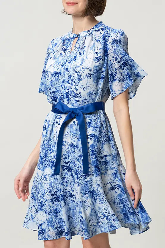 Stretch Chiffon: Knee-Length Mermaid Dress