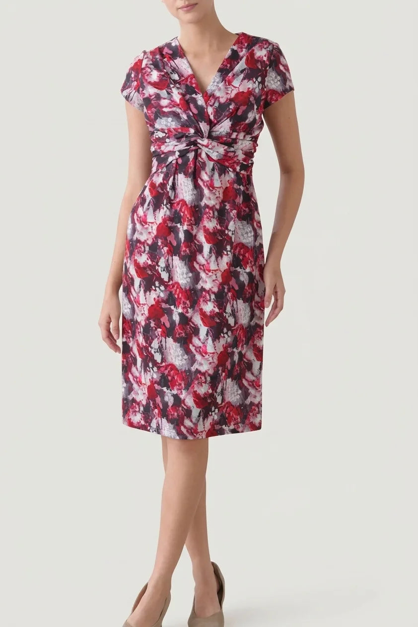 Stretch Jersey: Passion Twist Dress (Knee-Length)