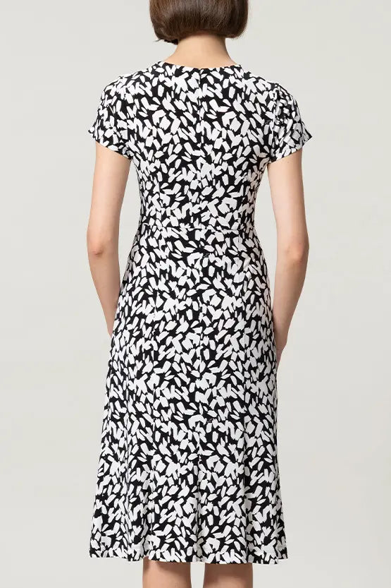 Stretch Jersey: Gathered Dress